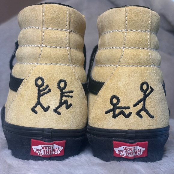 Vans X A Tribe Called Quest Sk8-Hi Mellow Yellow Bonita Applebum Sneakers - Picture 3 of 3